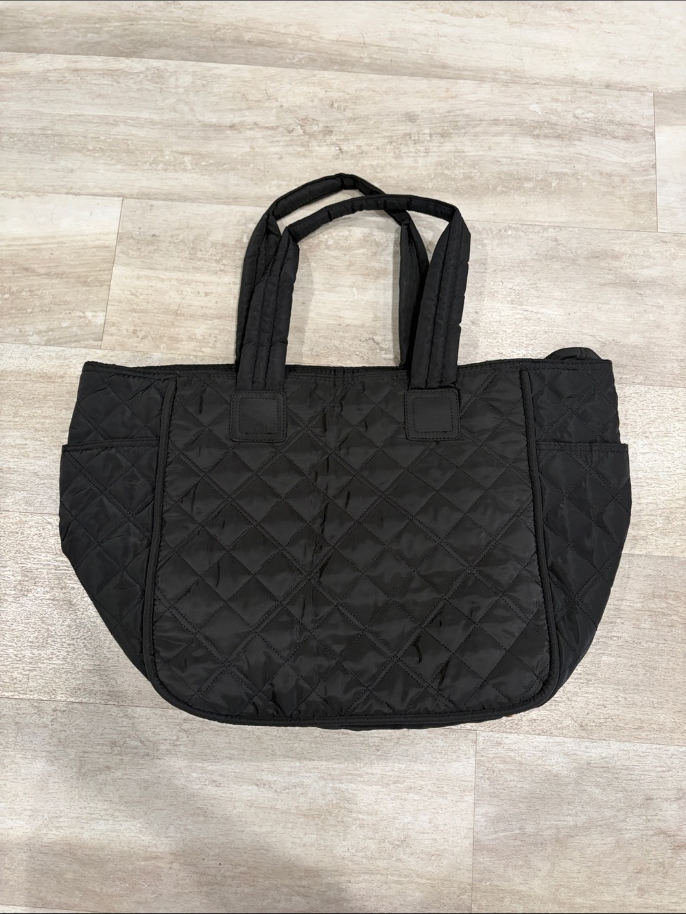 Quilted Black Tote Bag - Everyday Carry